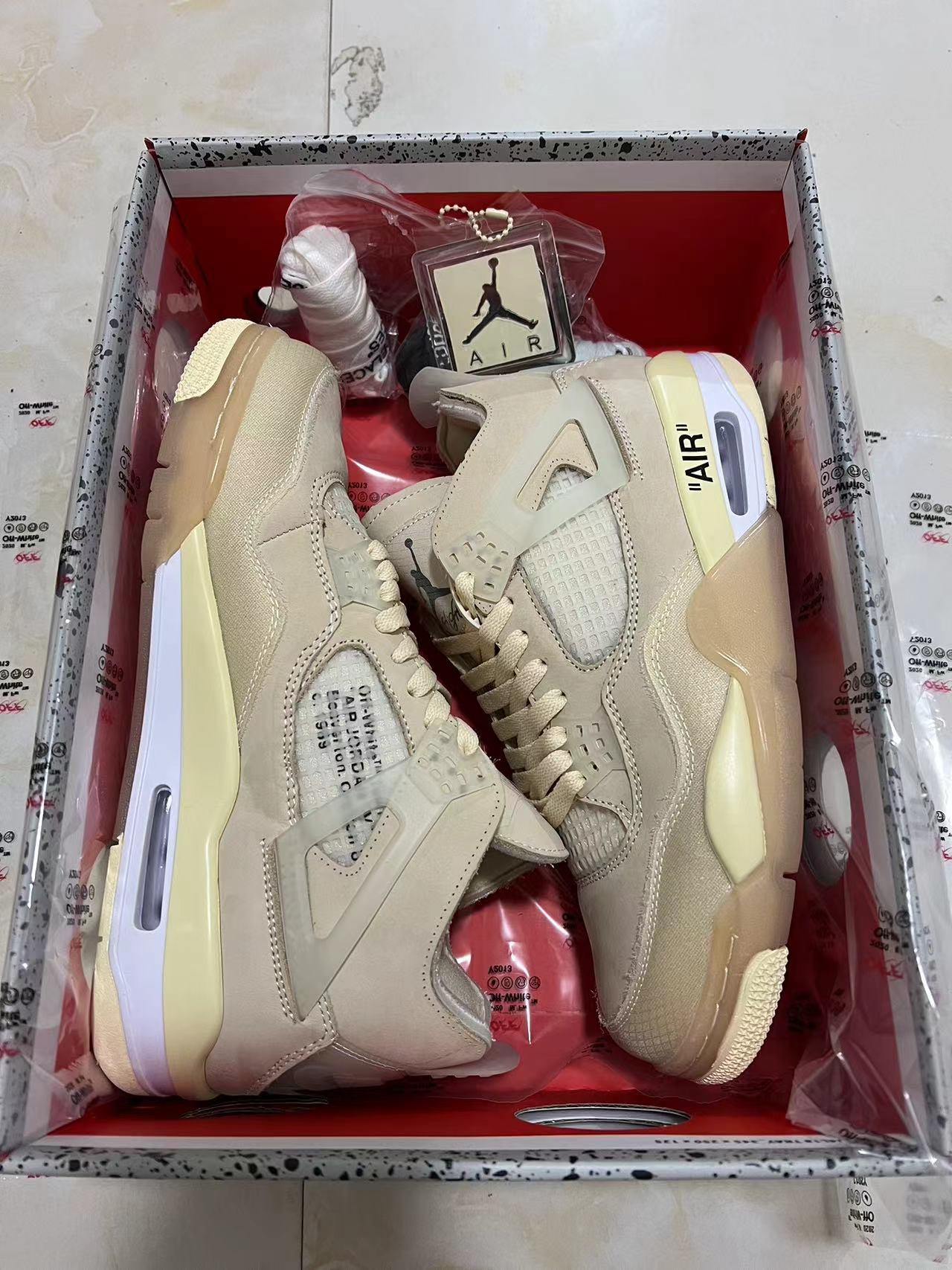 Jordan 4 - Sail Off White