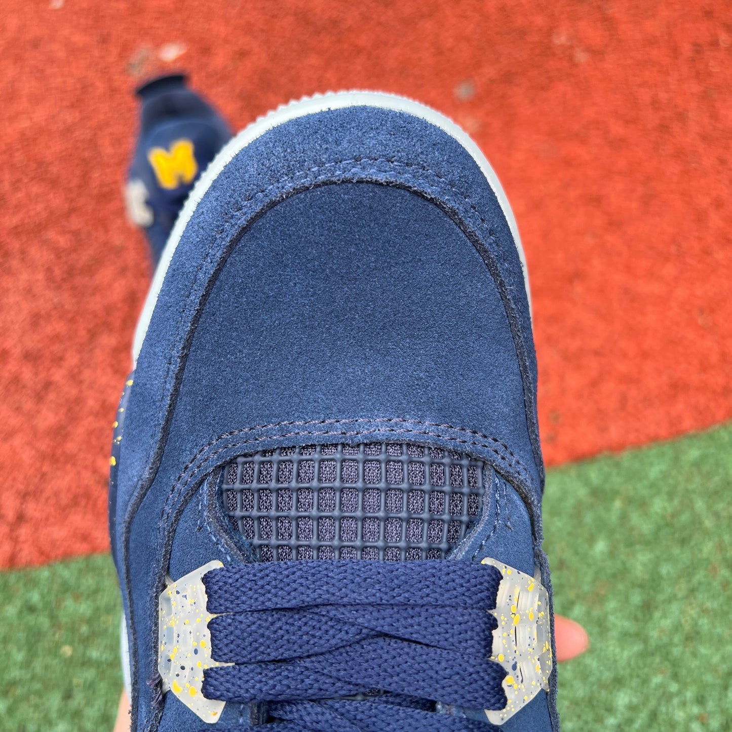 Jordan 4 - Michigan College Navy