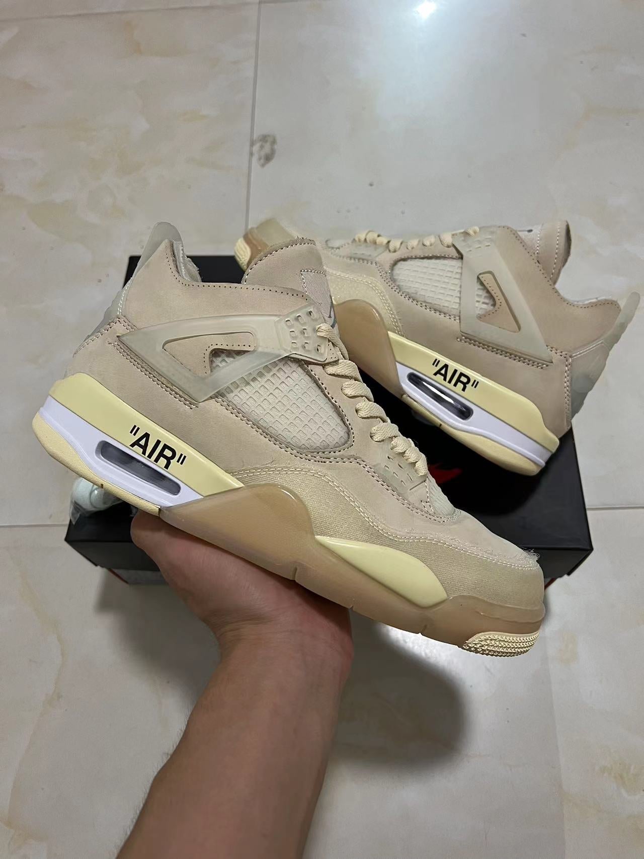 Jordan 4 - Sail Off White