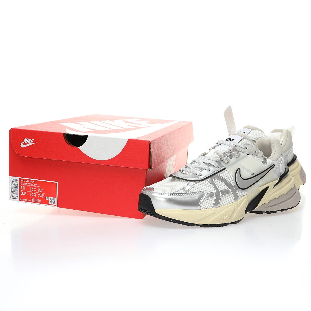 Nike V2K Metallic Silver White