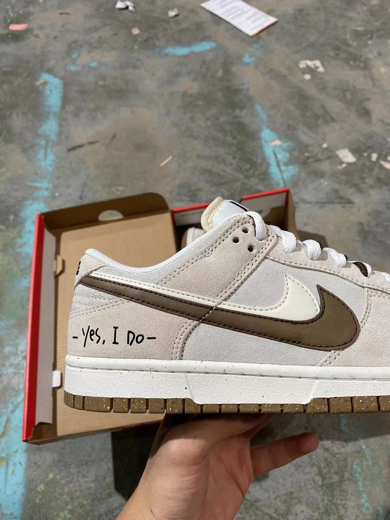 A Nike SB Dunk- 85 Yes I Do