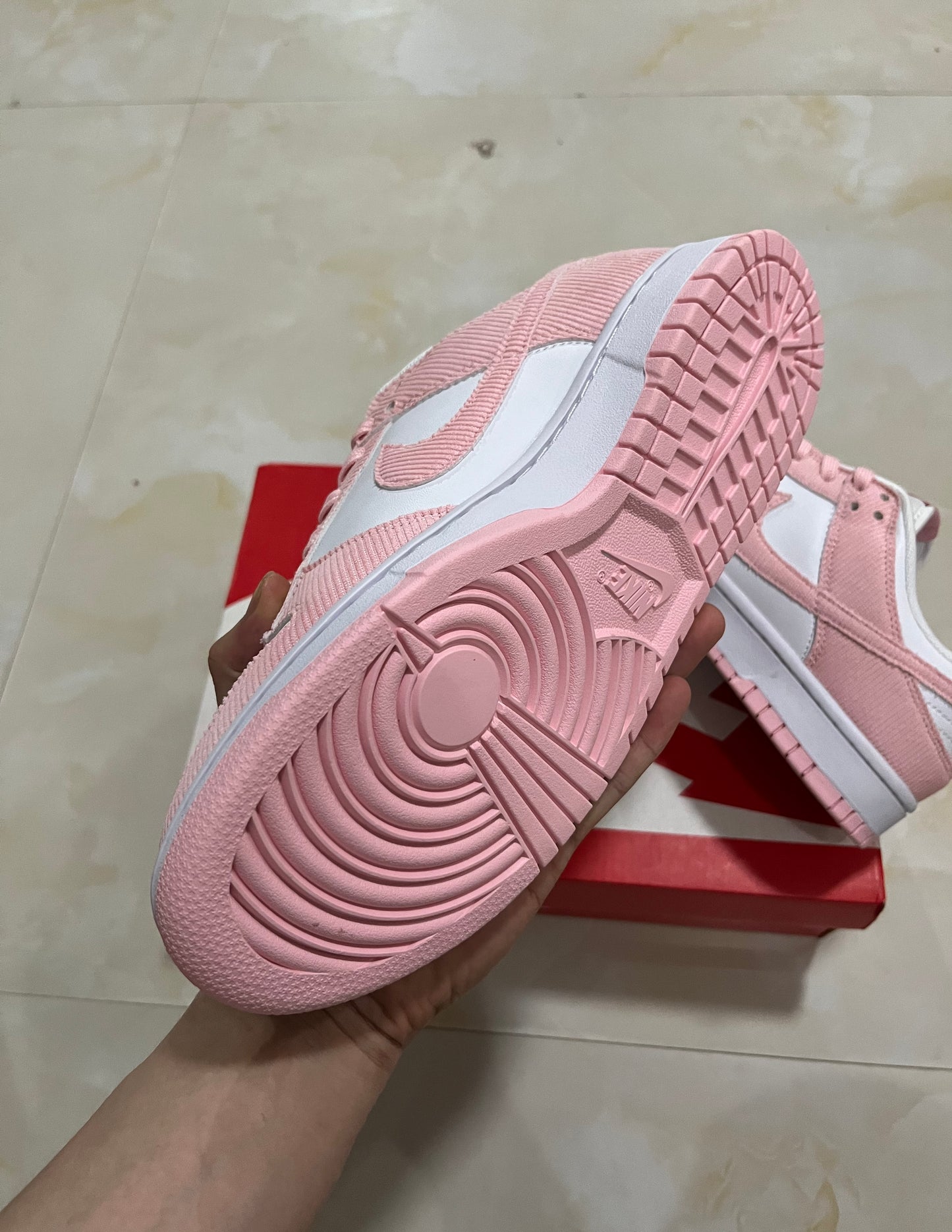 A Nike SB Dunk- Pink Corduroy