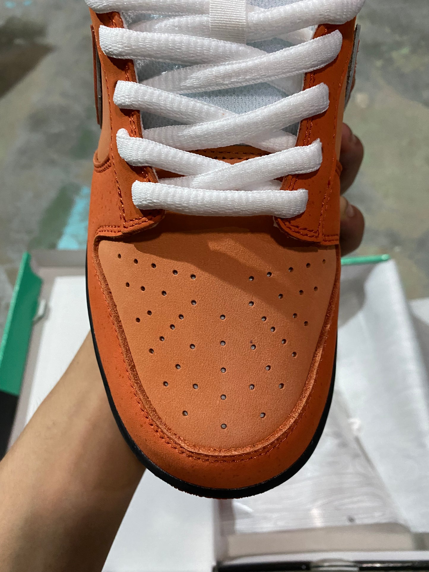 A Nike SB Dunk- Orange Lobster