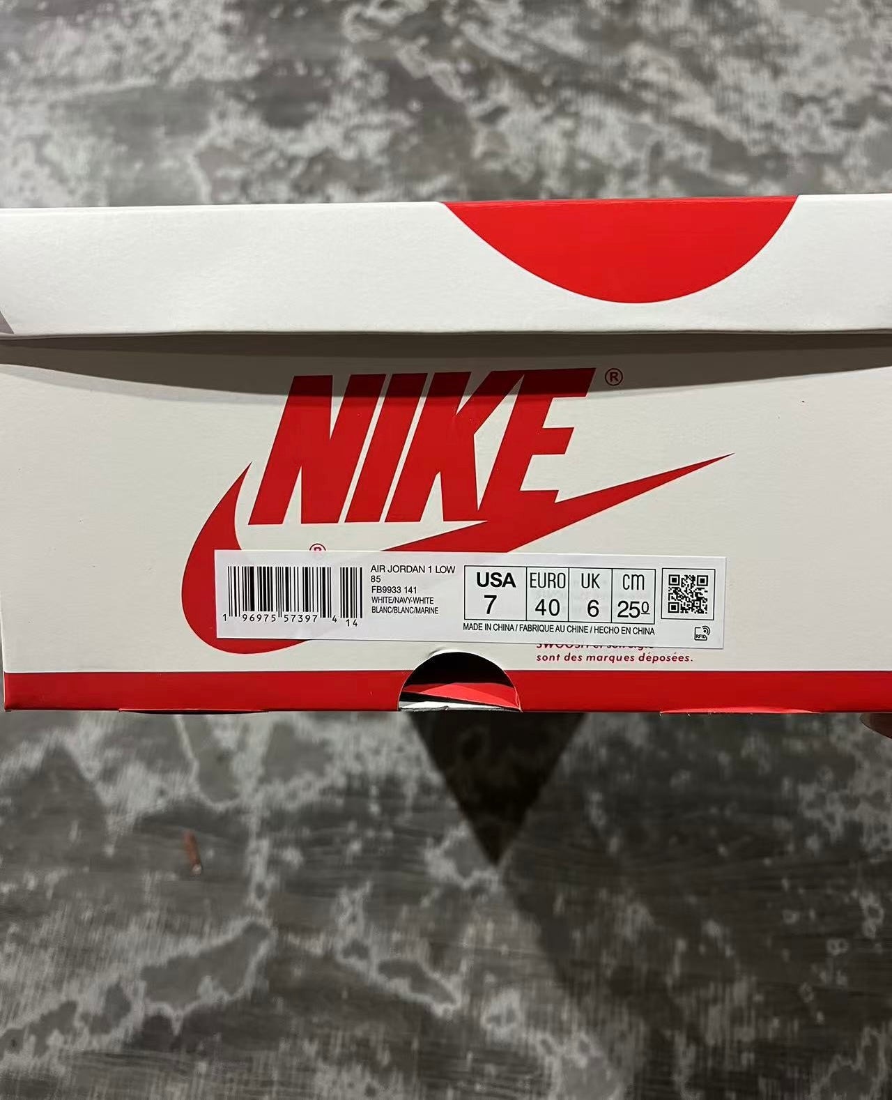 Jordan Retro 1 Low 85’ Metallic Blue