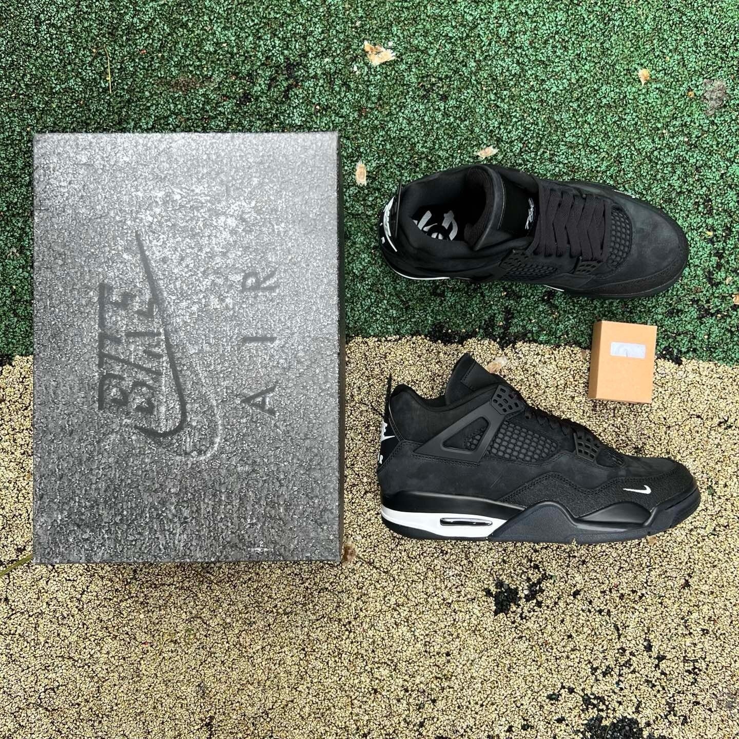 Jordan 4 - Nigel Sylvester - Firewood Black