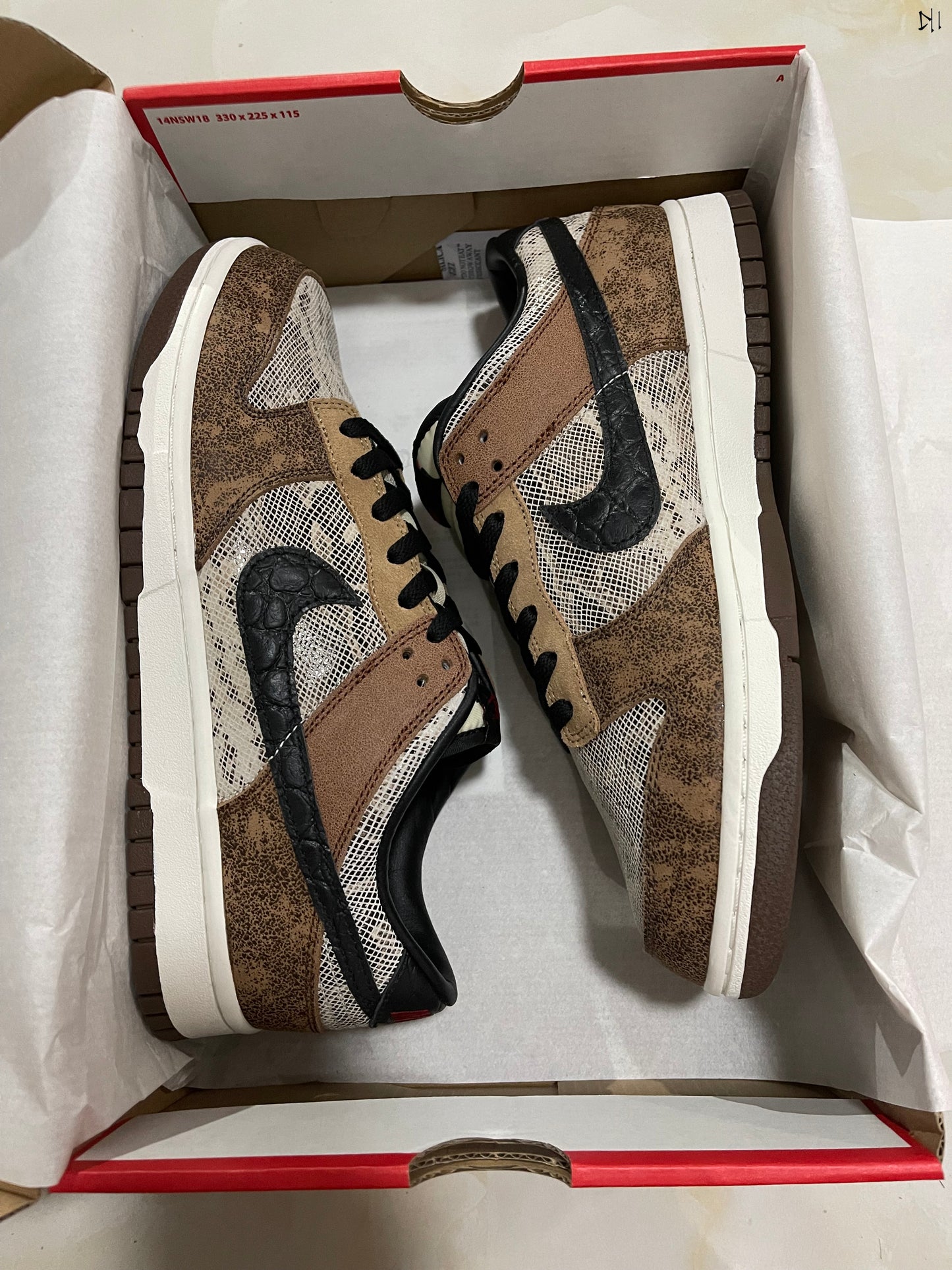 Nike Dunk Low - CO.JP Snakeskin Brown