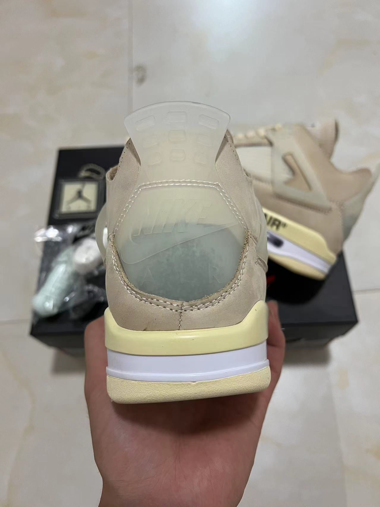 Jordan 4 - Sail Off White
