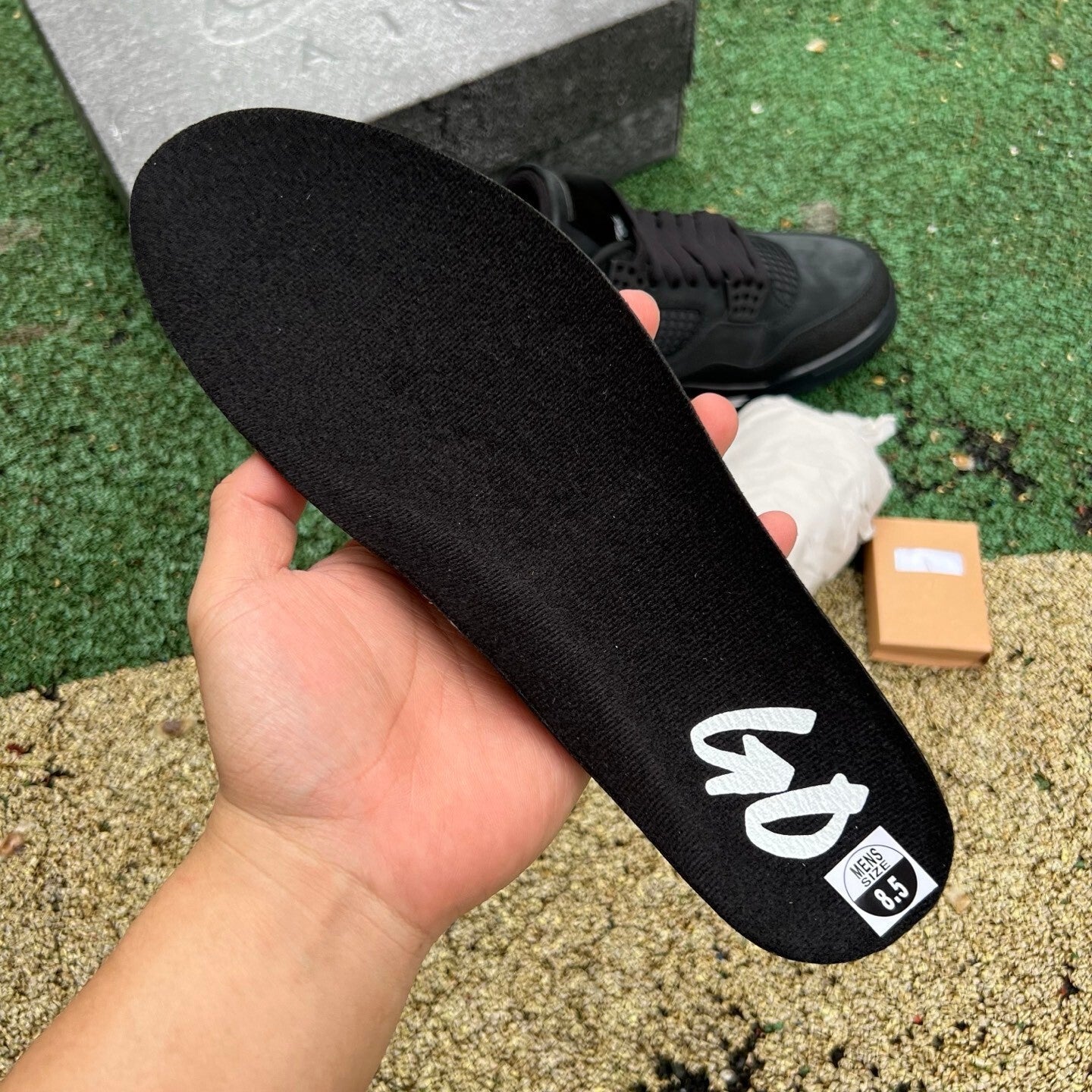 Jordan 4 - Nigel Sylvester - Firewood Black