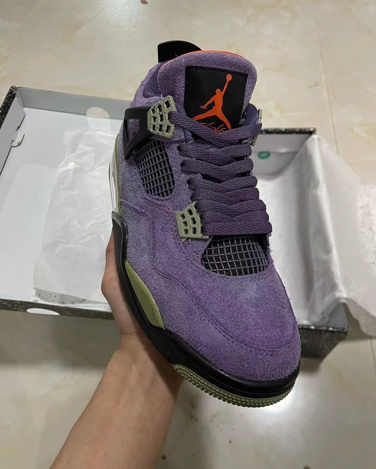 Jordan 4 - Canyon Purple