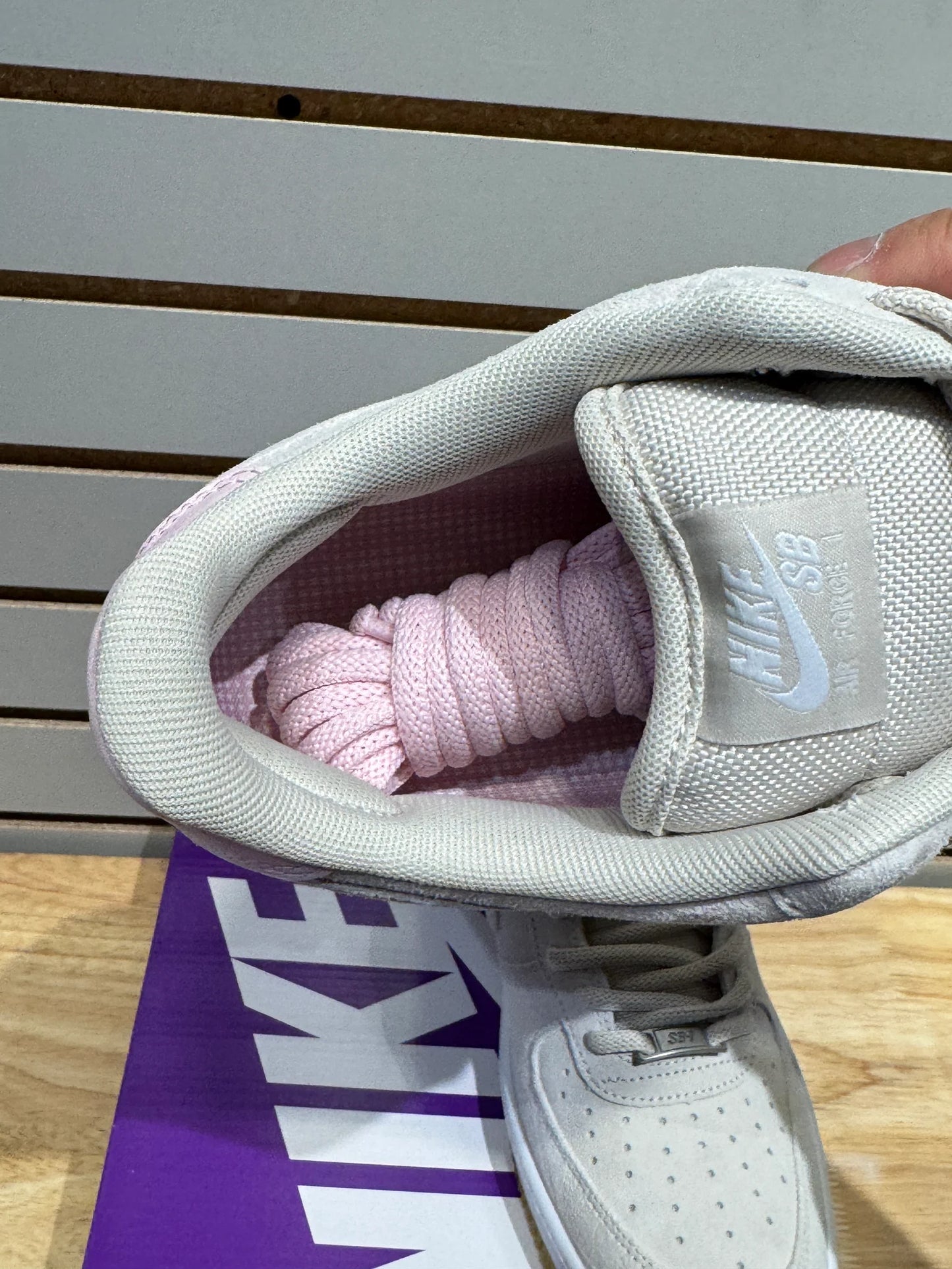A Nike SB / Nike Air Force 1 - Orewood Brown Pink
