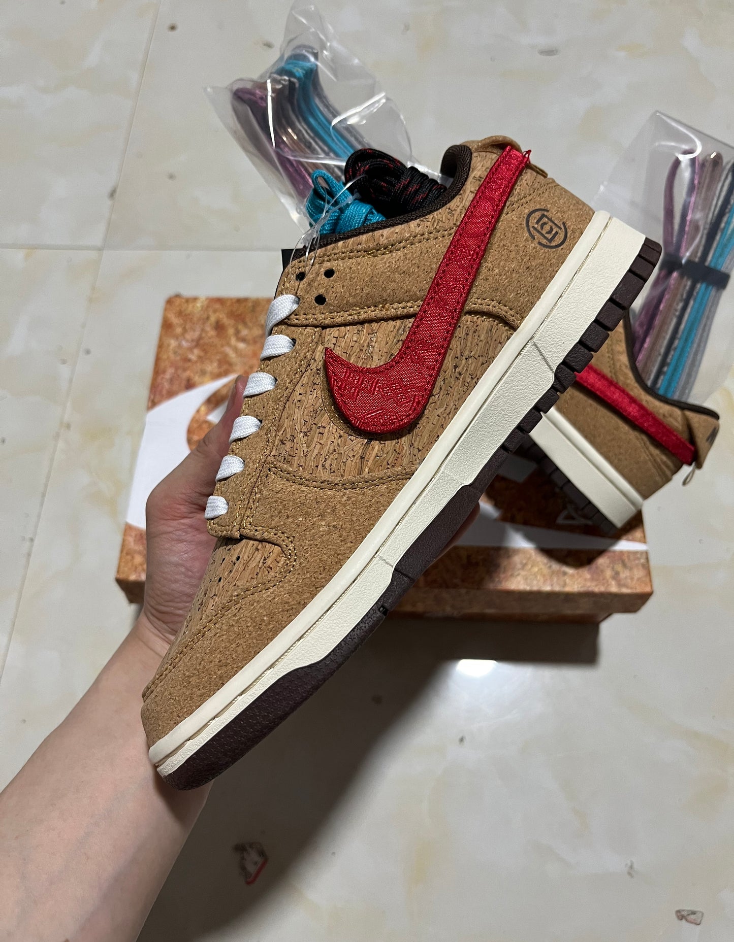 A Nike SB Dunk- CLOT Cork