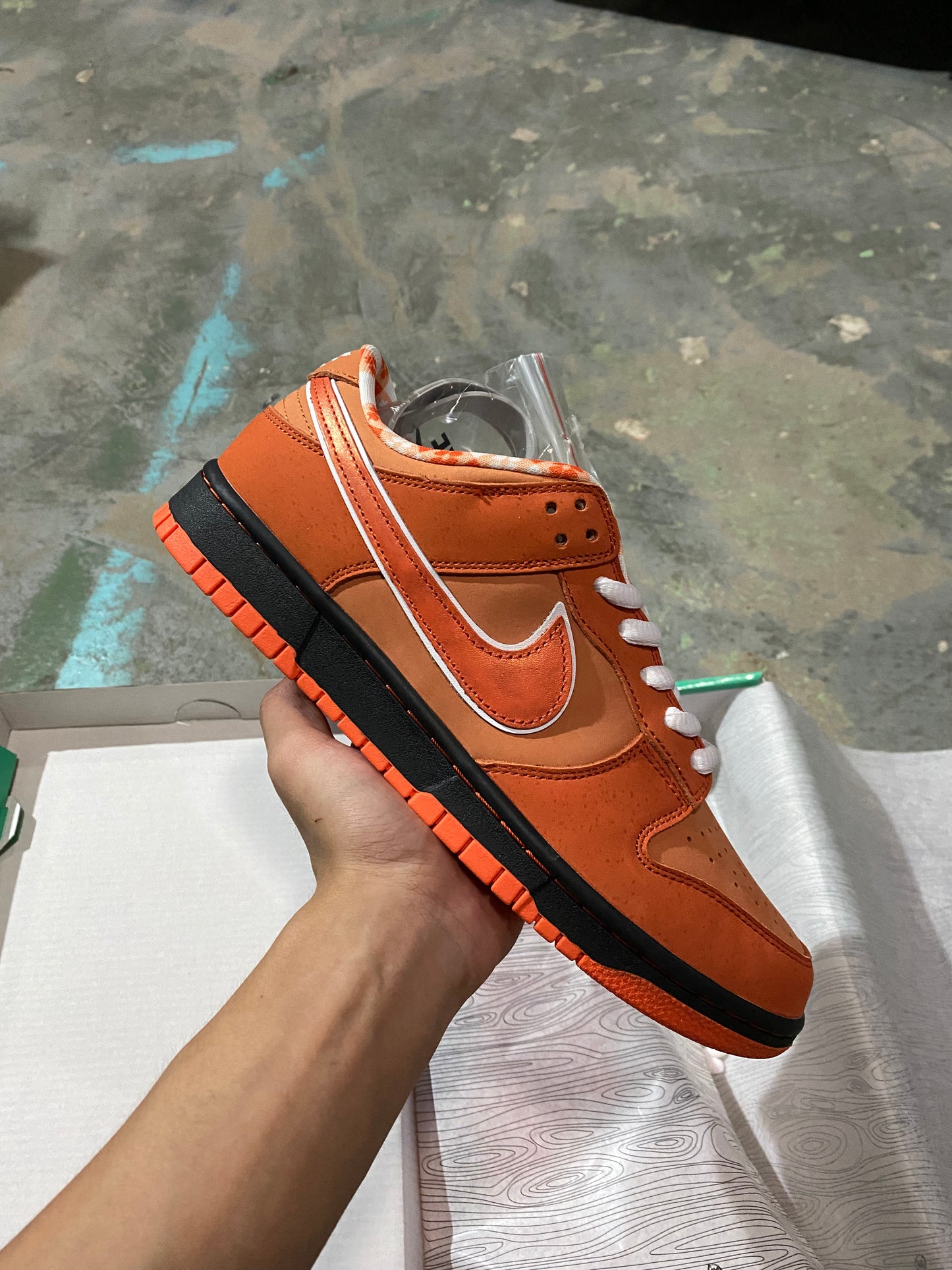 A Nike SB Dunk- Orange Lobster