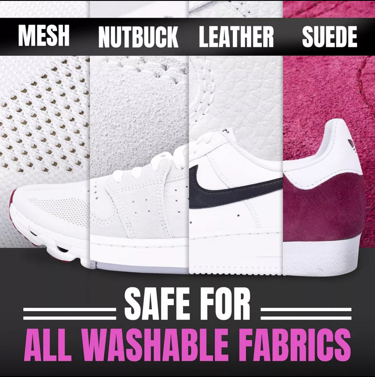 Pink Miracle shoe cleaner