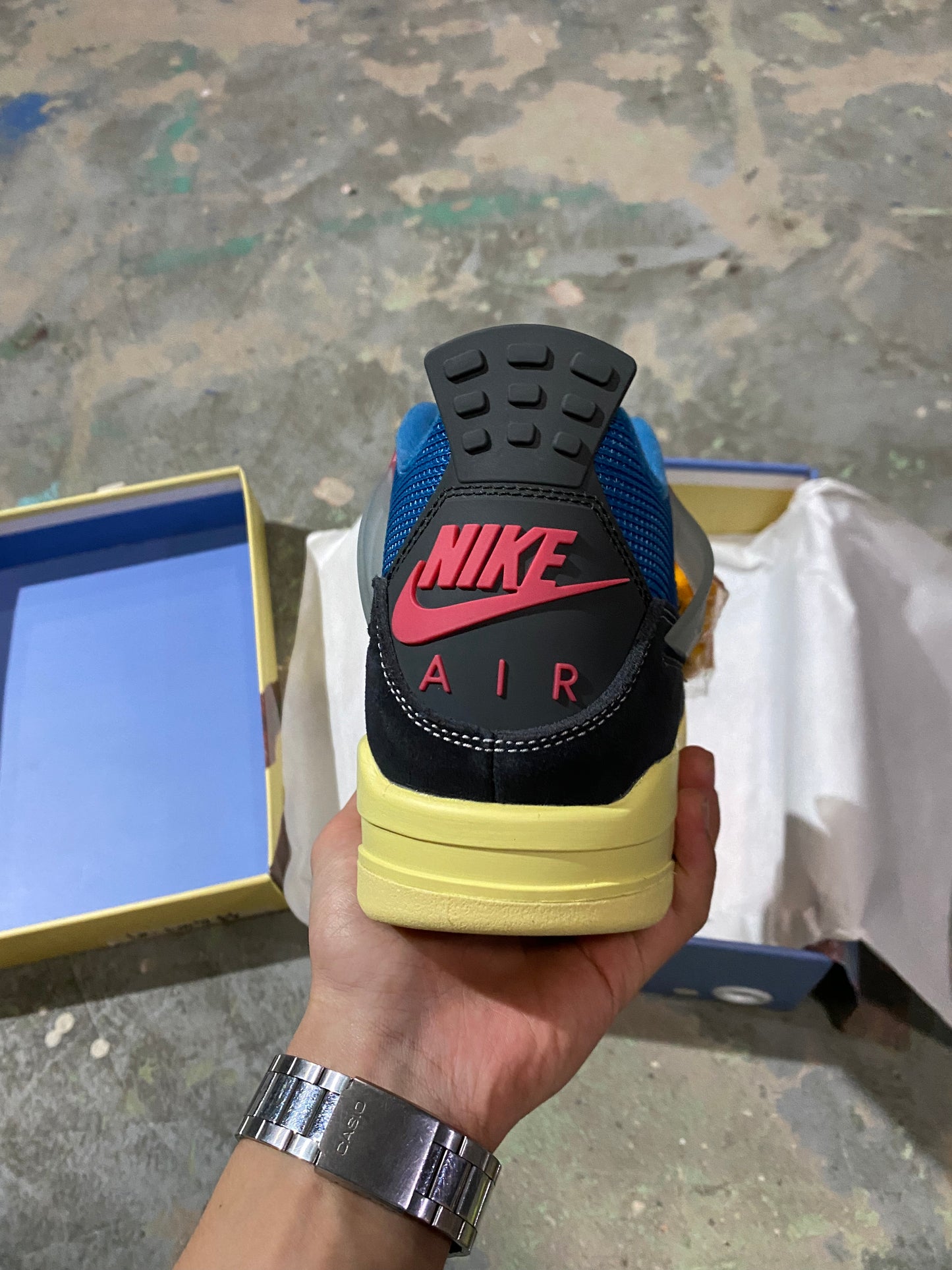 Jordan 4 - Union Off Noir