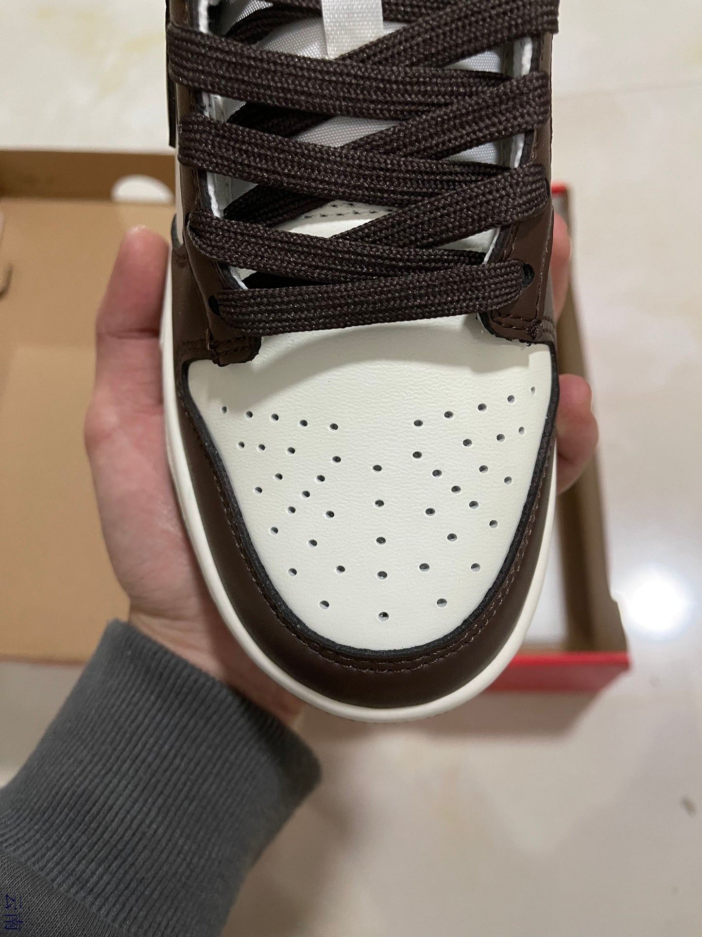 A Nike SB Dunk - Surfaces in Brown