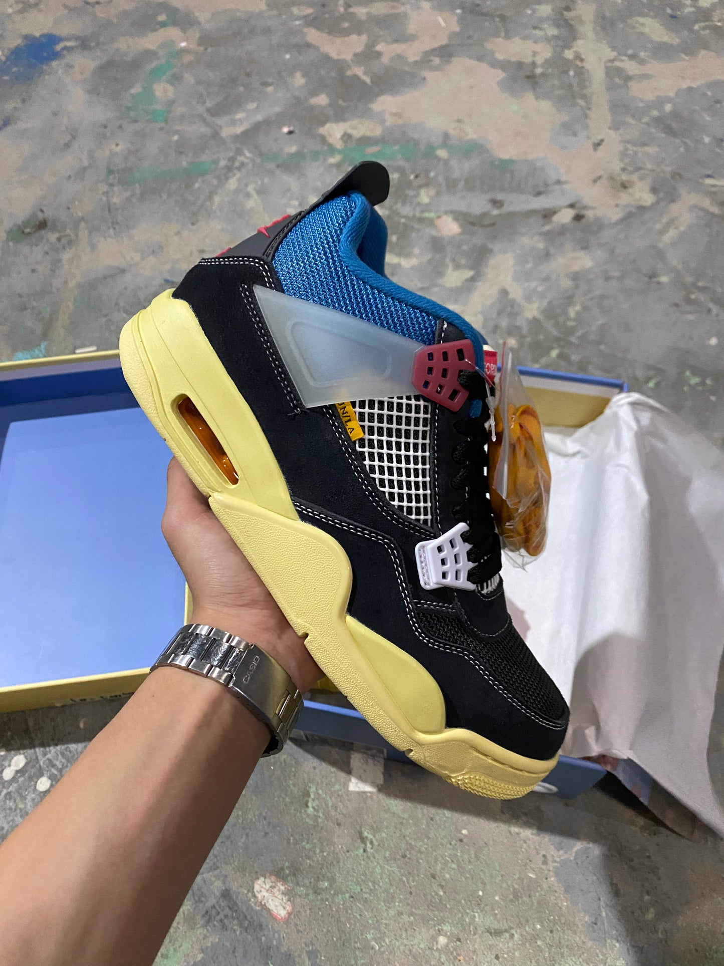 Jordan 4 - Union Off Noir