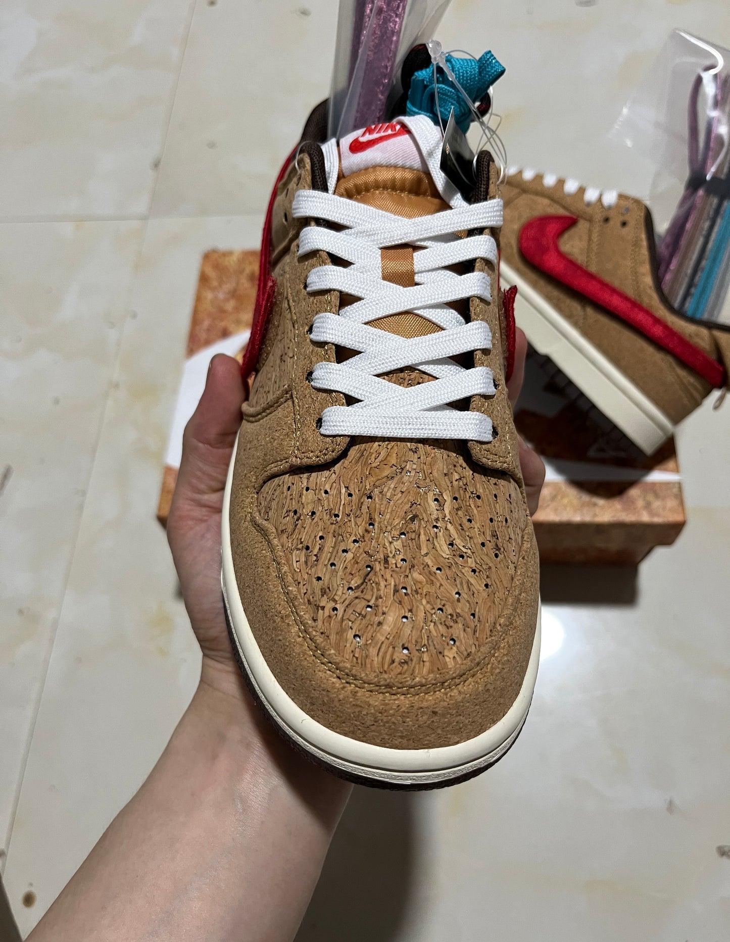 A Nike SB Dunk- CLOT Cork