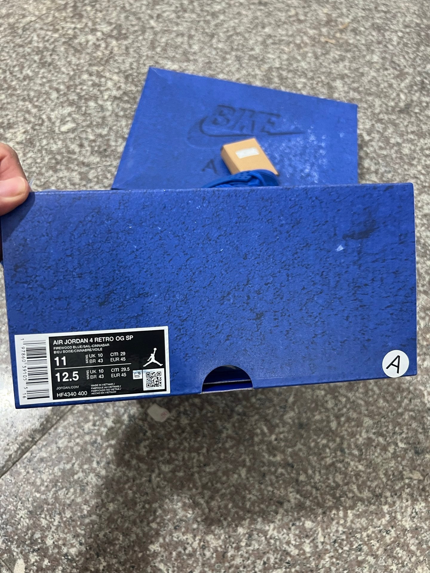 Jordan 4 - Nigel Sylvester - Blue