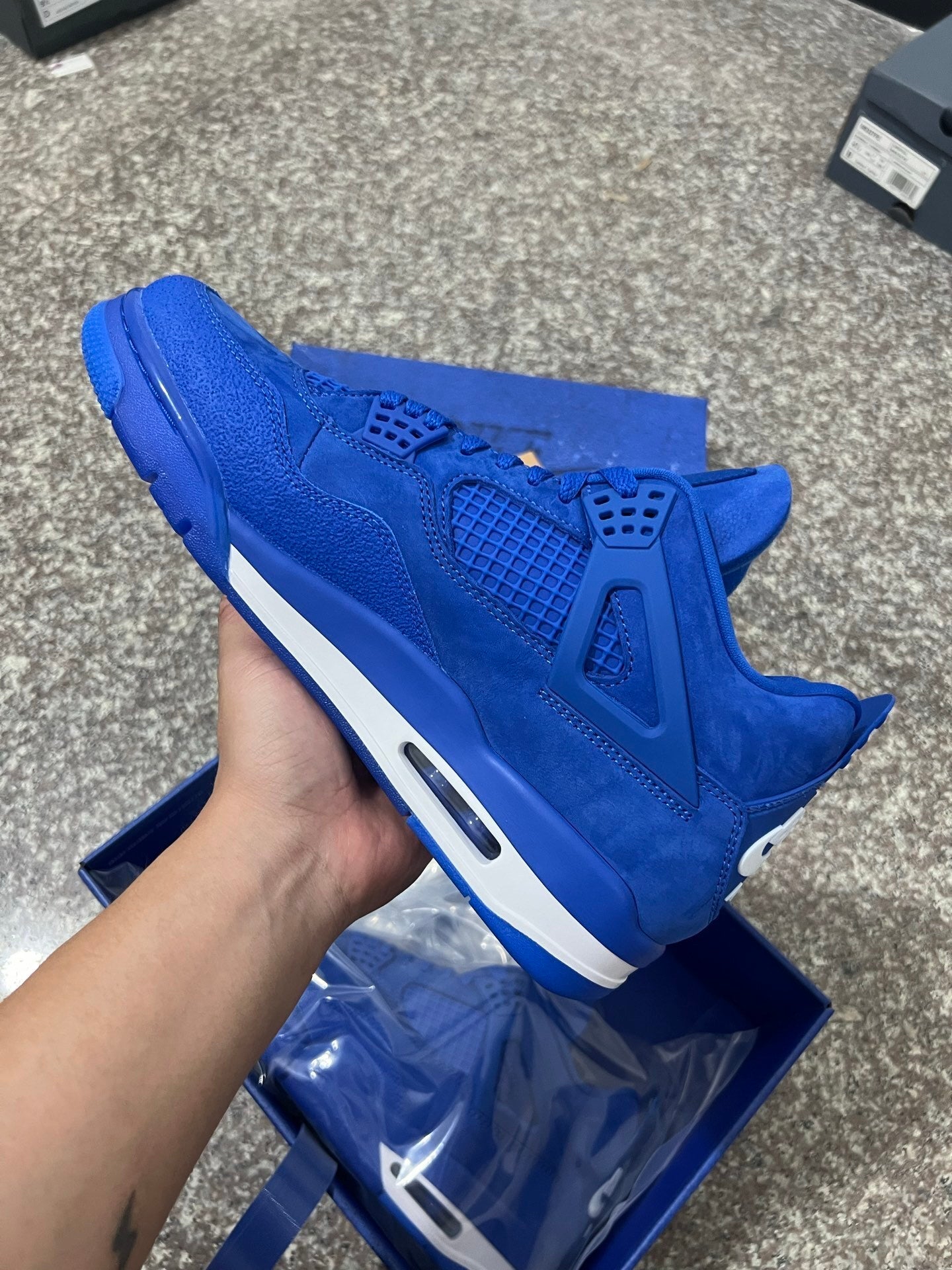 Jordan 4 - Nigel Sylvester - Blue