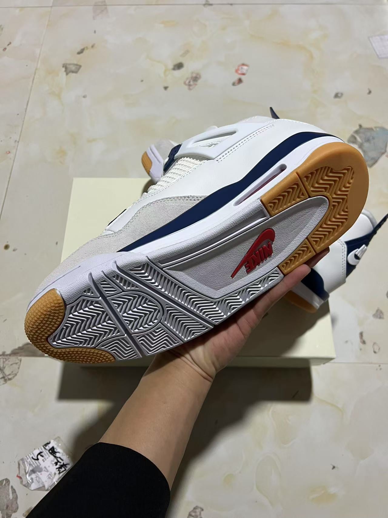 A Nike SB x Jordan 4- NAVY