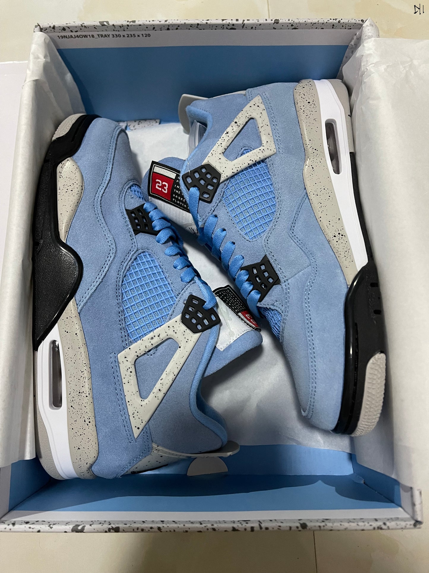 Jordan 4 - University Blue
