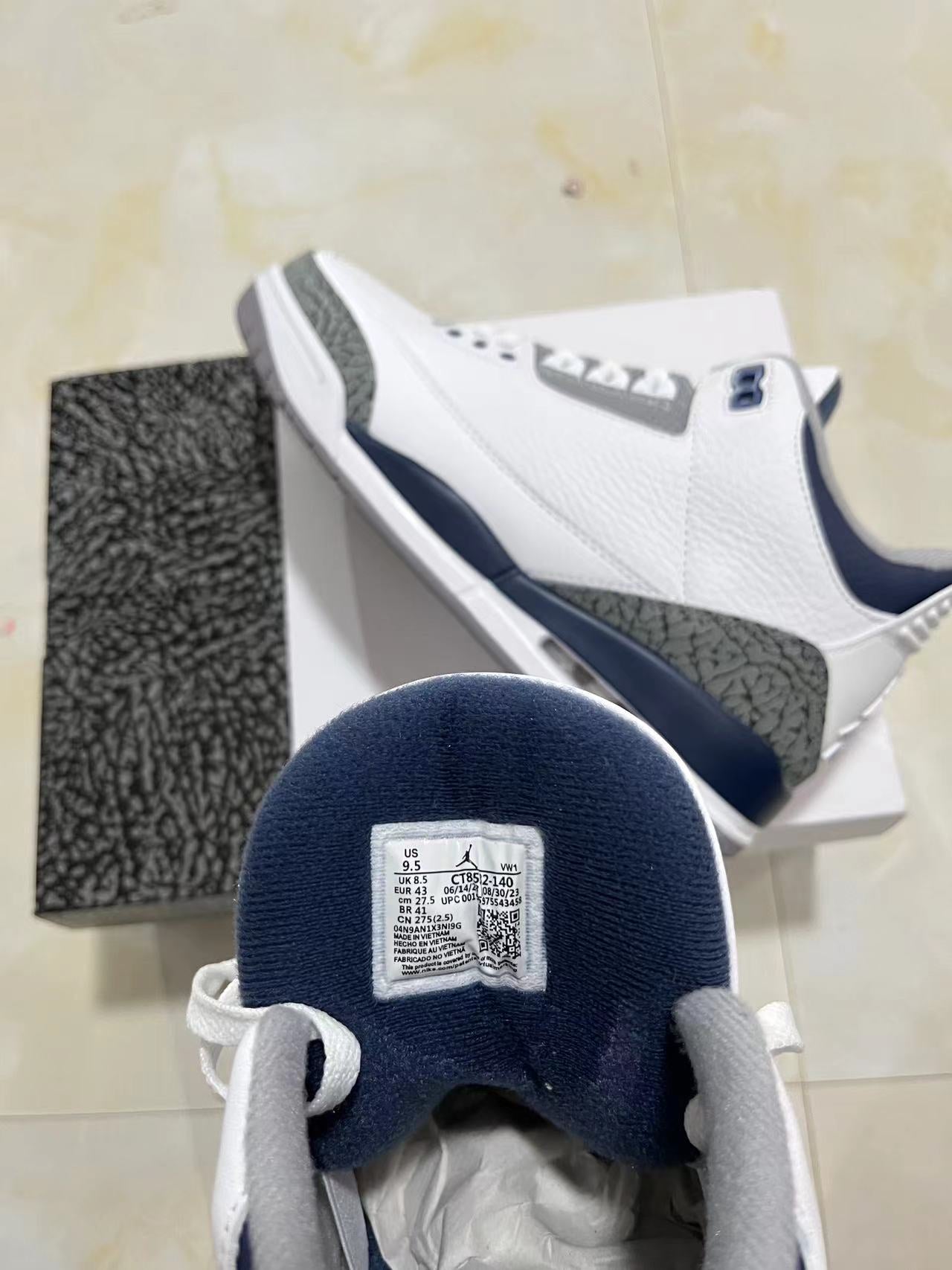 Jordan 3 - Midnight Blue
