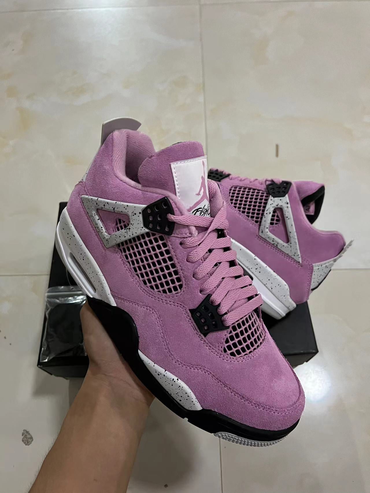 Jordan 4 - Orchid