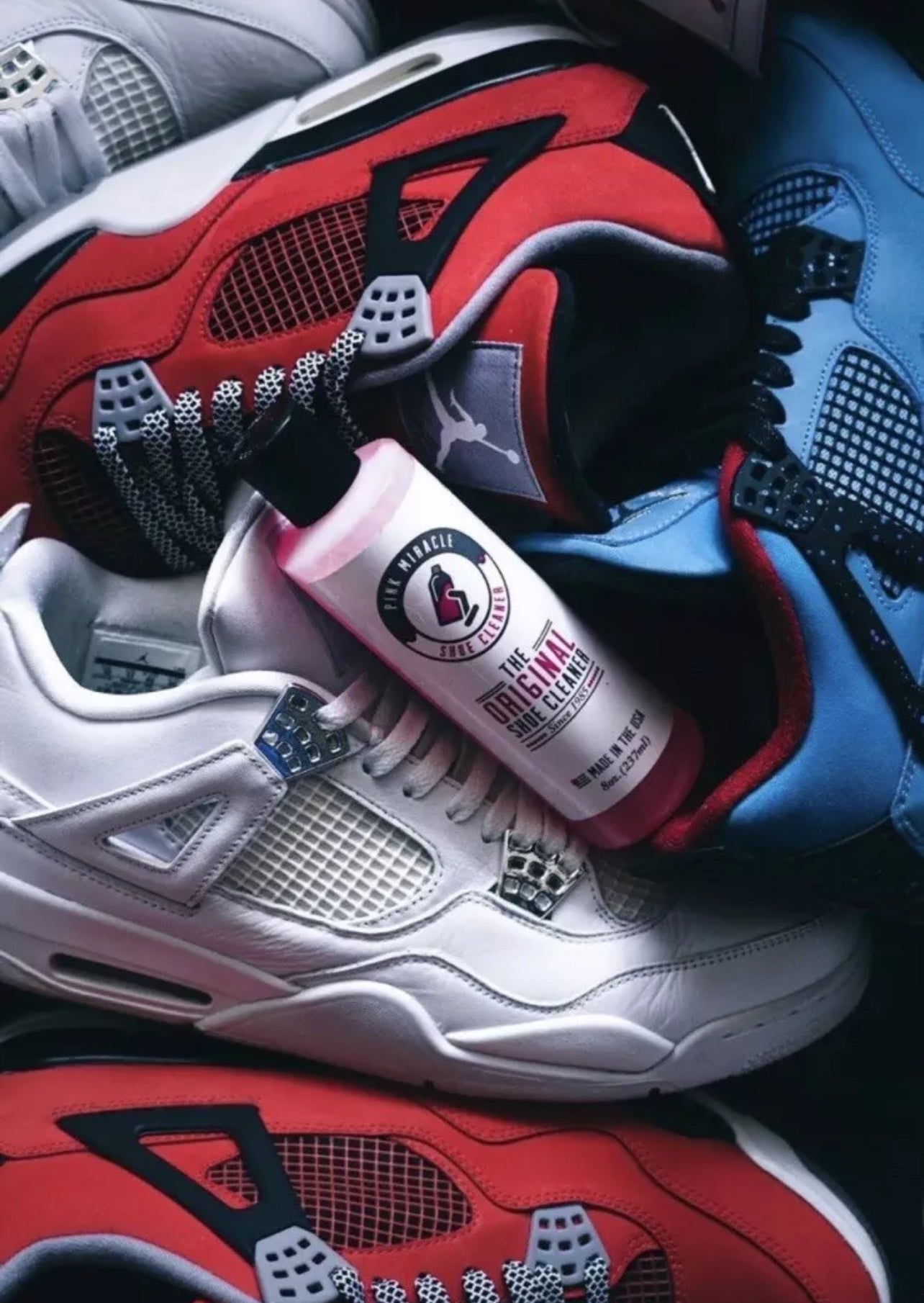 Pink Miracle shoe cleaner