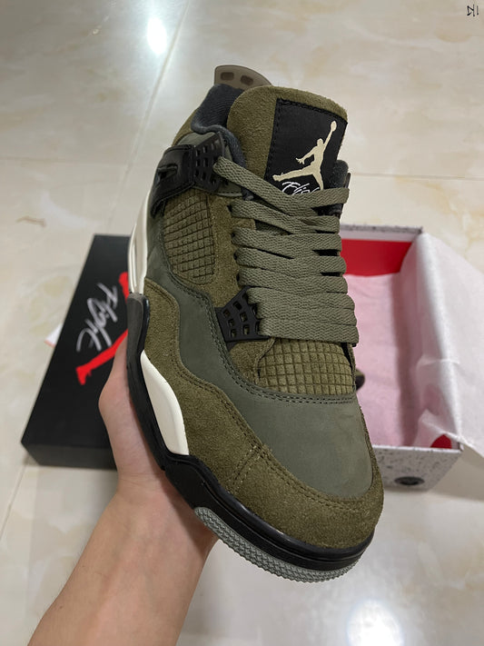 Jordan 4 - Medium Olive