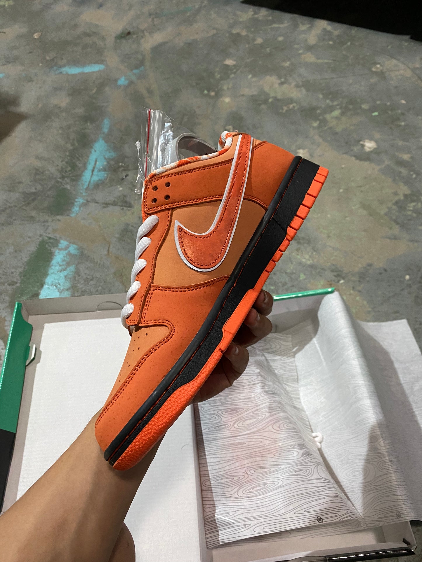 A Nike SB Dunk- Orange Lobster