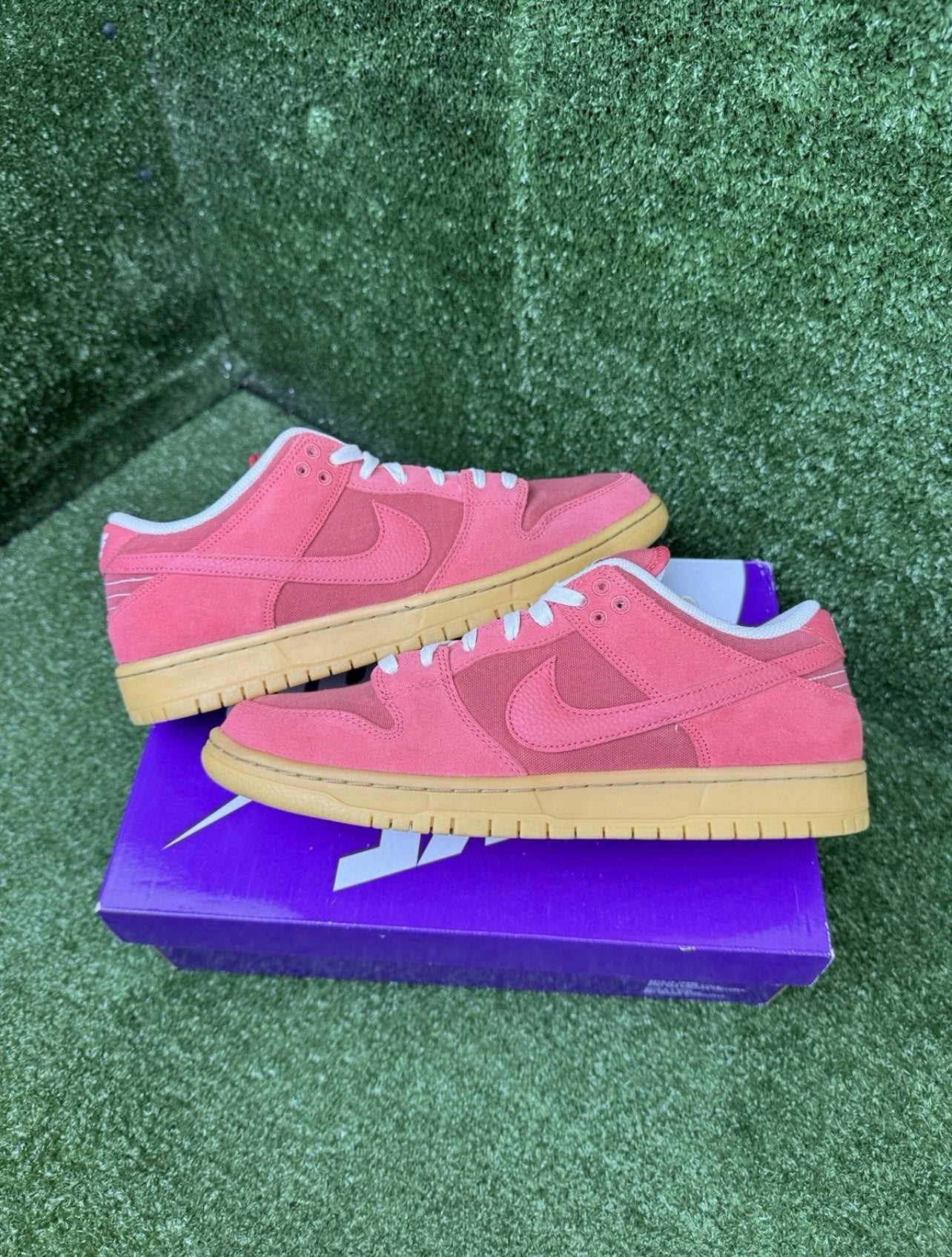 A Nike SB Dunk - Adobe Red Gum