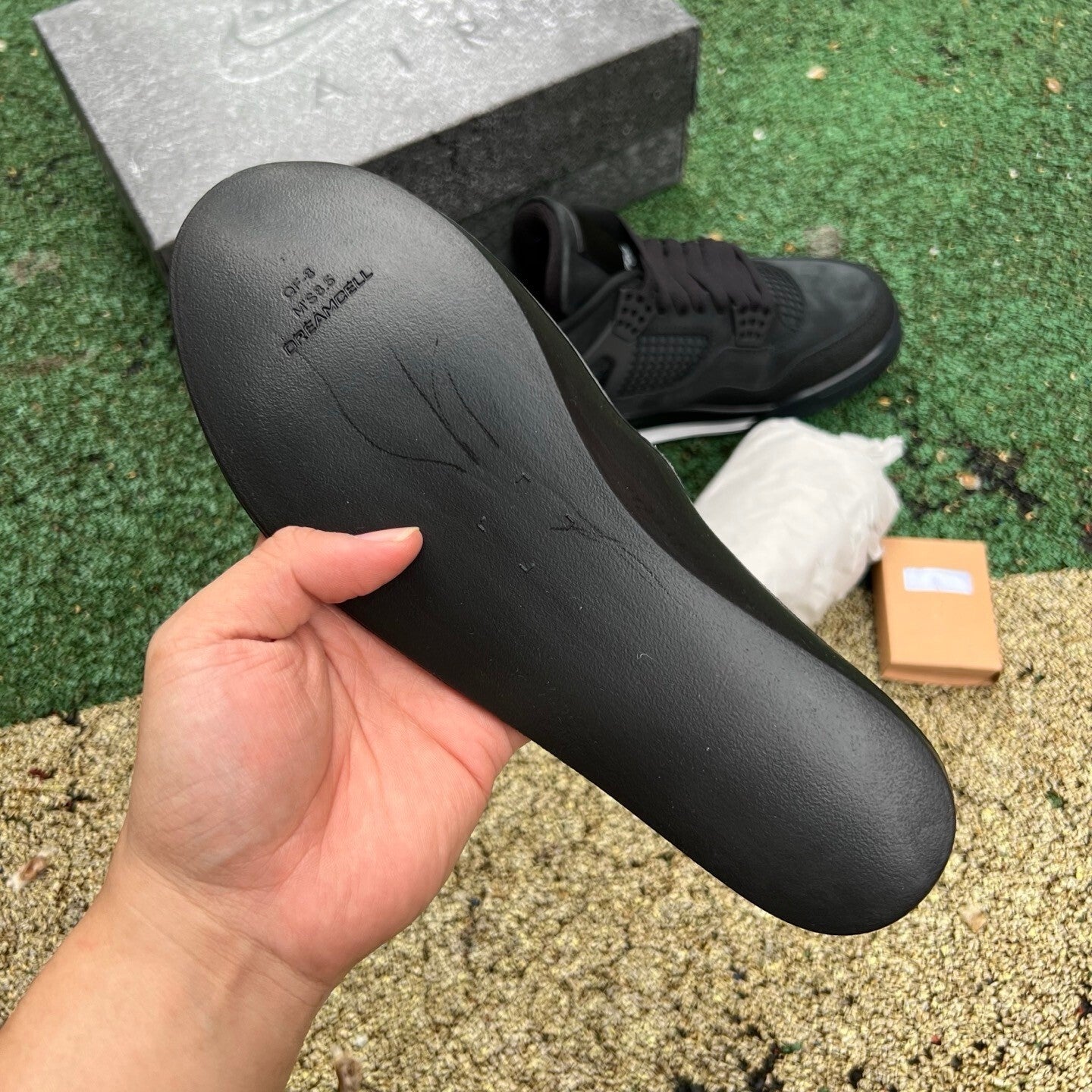 Jordan 4 - Nigel Sylvester - Firewood Black