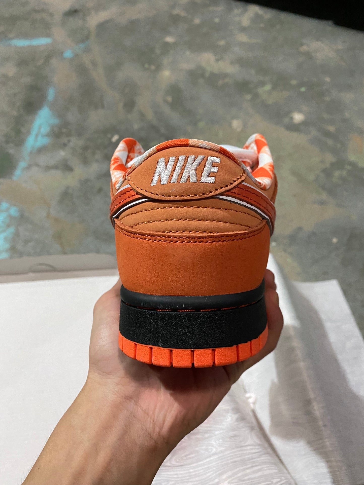 A Nike SB Dunk- Orange Lobster